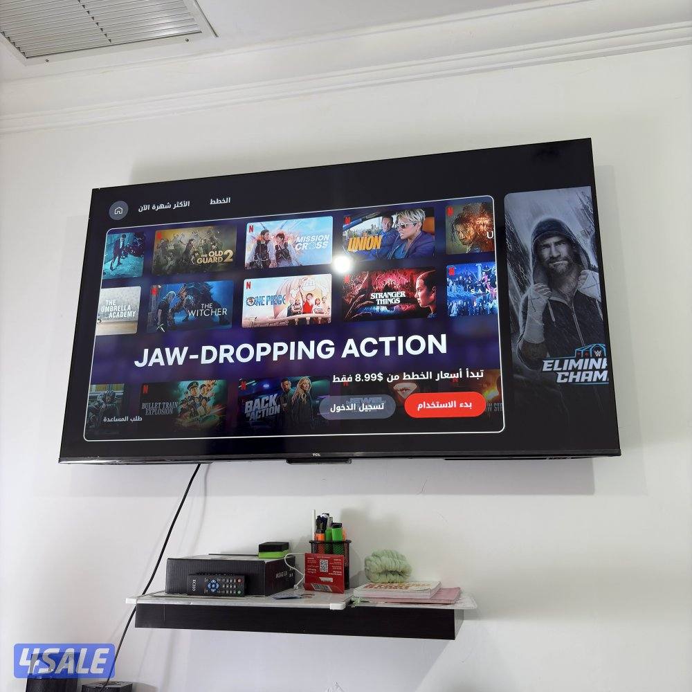 55’ inch TCL UHD GOOGLE LED TV0