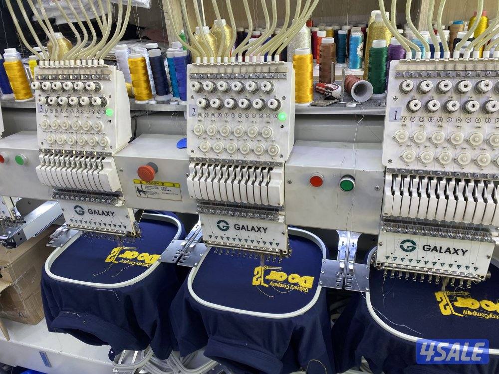 Galaxy 4 head new condition Embroidery machine for Sale0