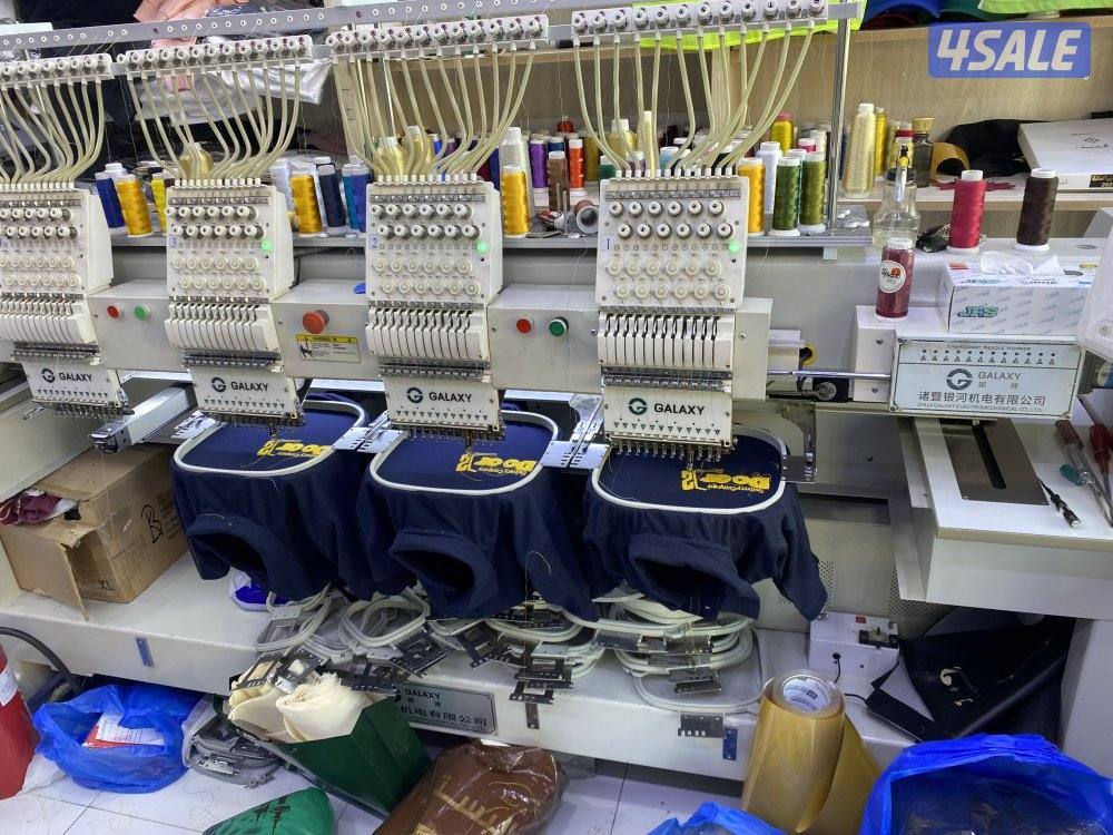 Galaxy 4 head new condition Embroidery machine for Sale1