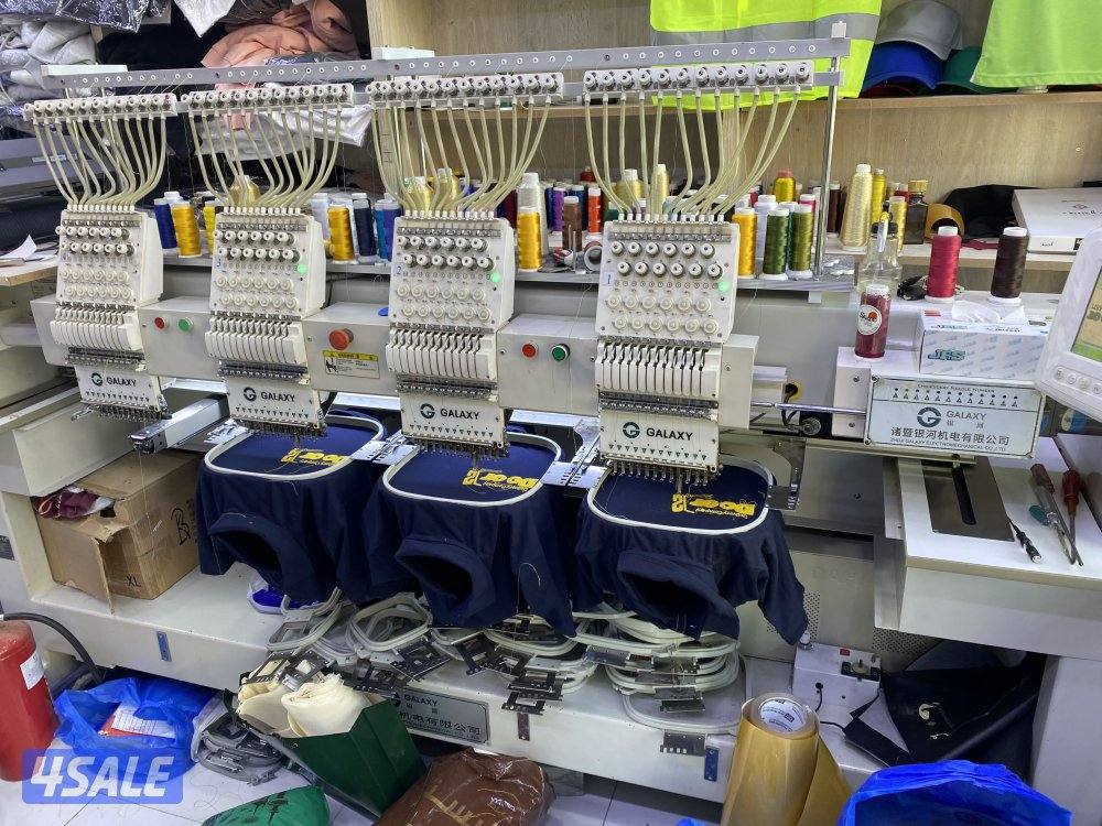Galaxy 4 head new condition Embroidery machine for Sale2