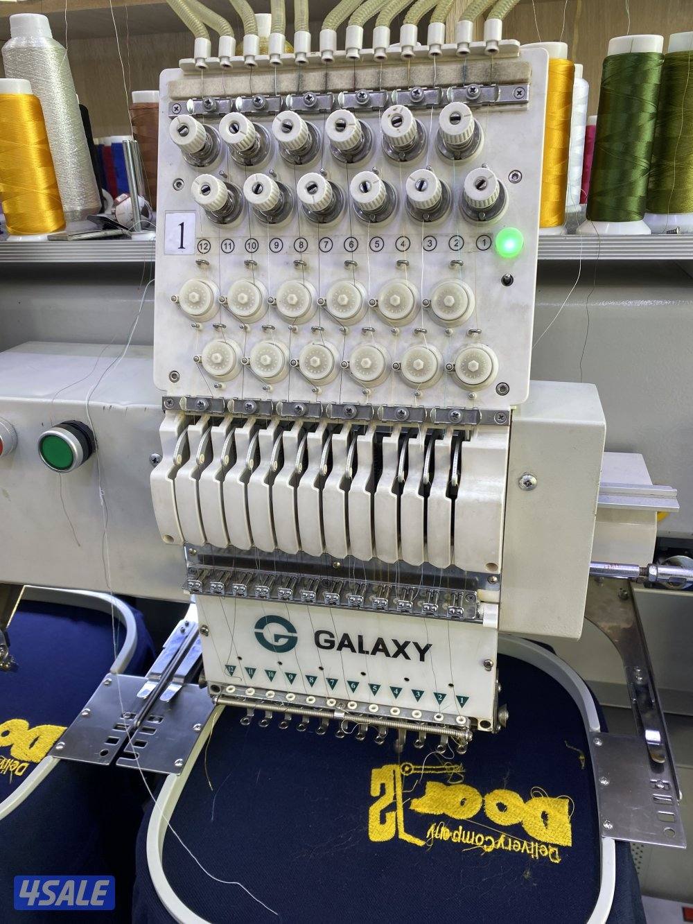 Galaxy 4 head new condition Embroidery machine for Sale4