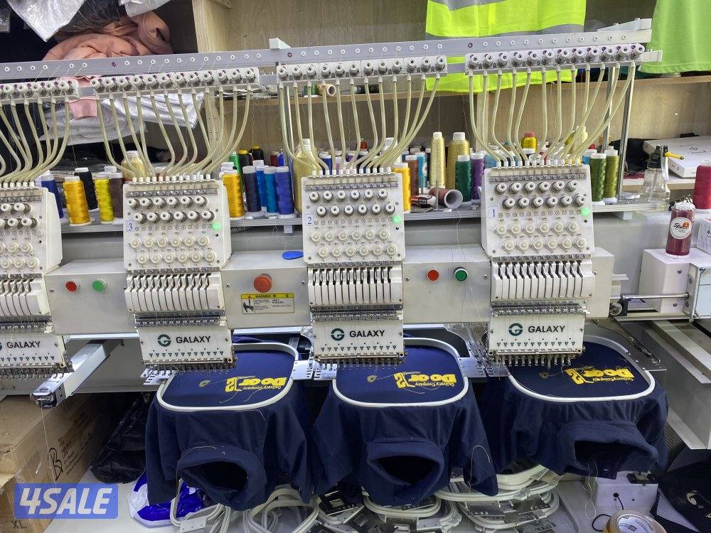 Galaxy 4 head new condition Embroidery machine for Sale5
