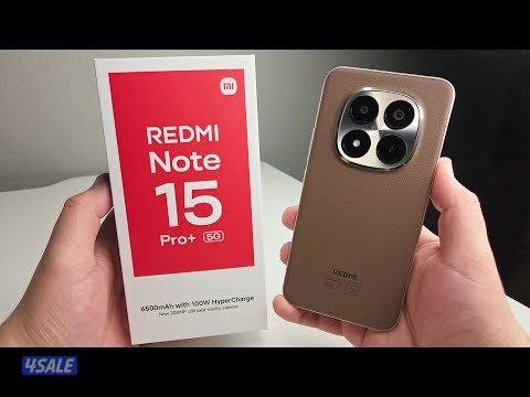 للبيع ريدمي نوت 15 برو بلس لحاله الجديد مشحون اربع مرات كامل مرفقات1