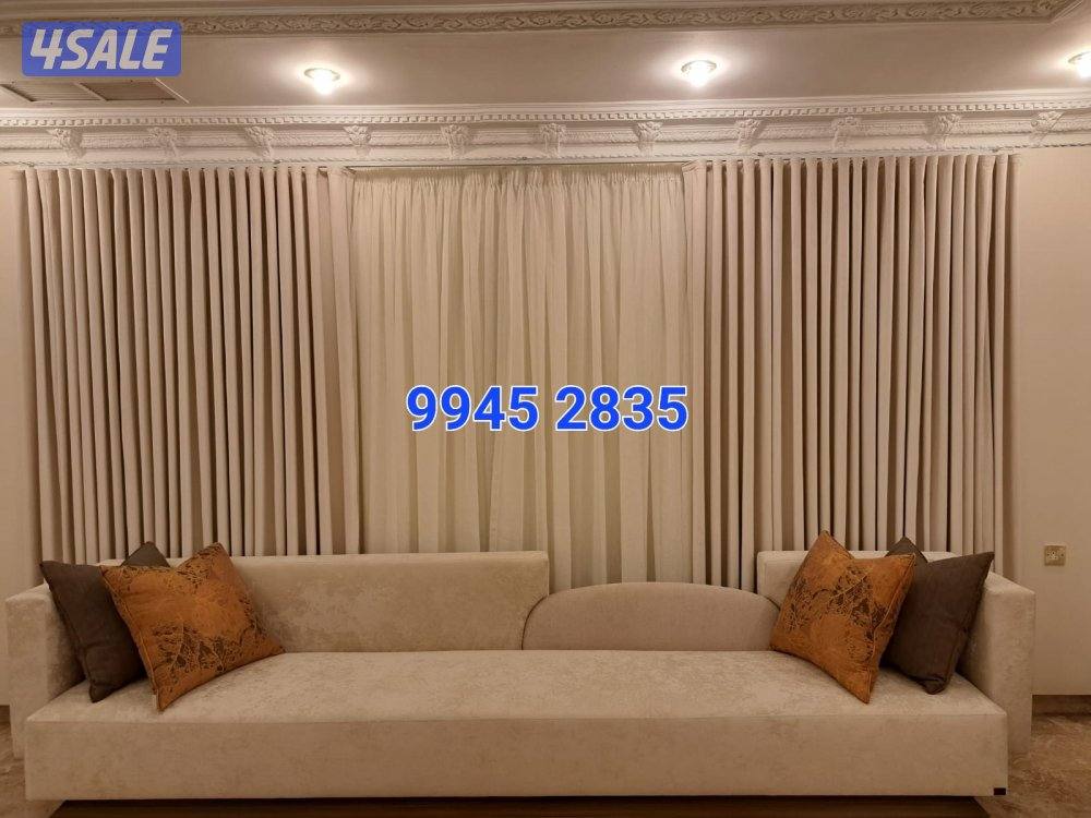 جميع تنجيد القنفات وتفصال الستائر الوافي وتفصال جميع انواع القوالمساند12