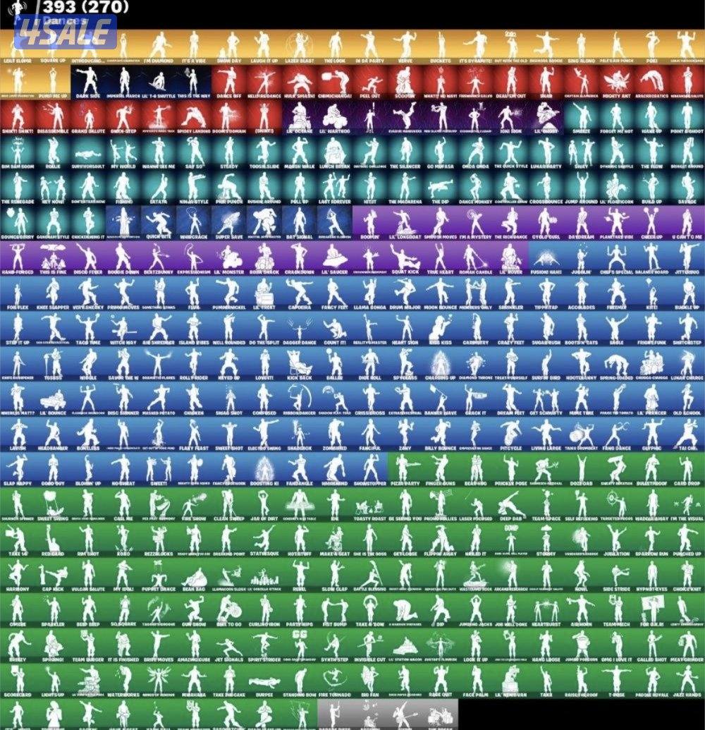 حساب فورت نايت نادر وحفل ملكي🔥4