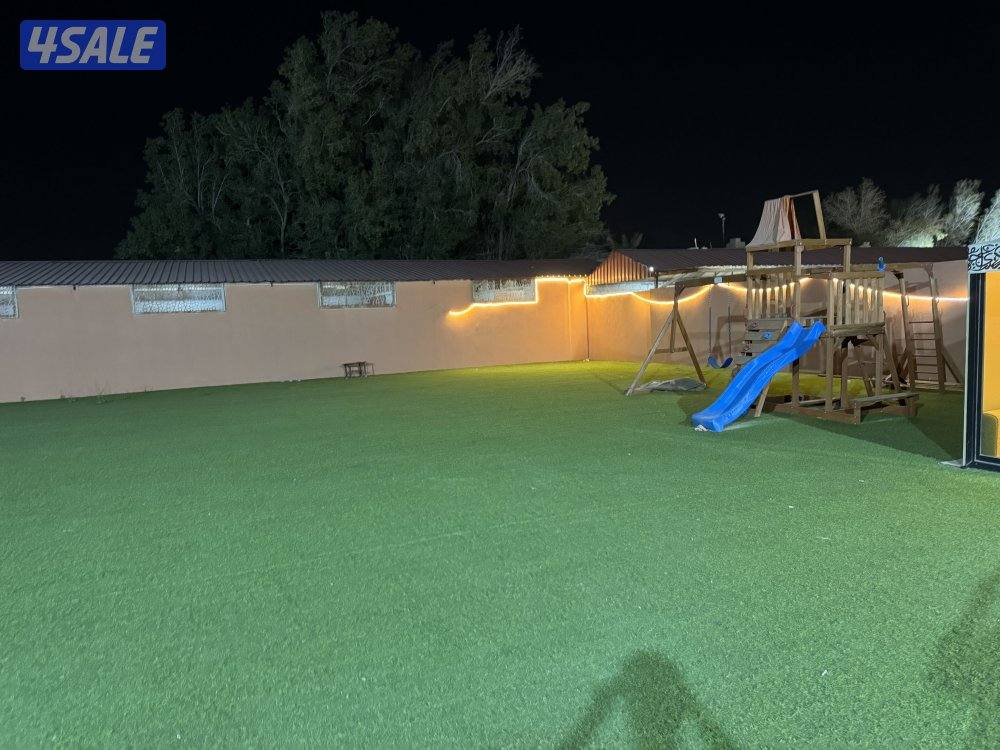 اللا يجار استراحه اربع غرف صاله دوانيه حوش ثيل حديقه واماثاث في الكامل0