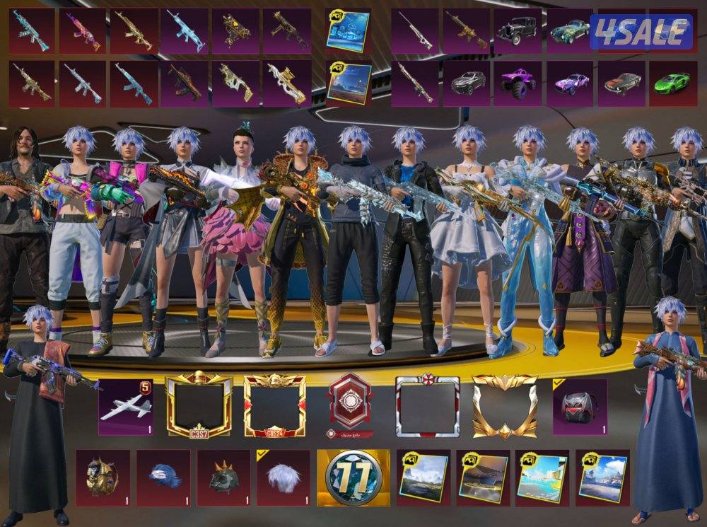 حساب بوبجي العالميه لفل ٨٣0