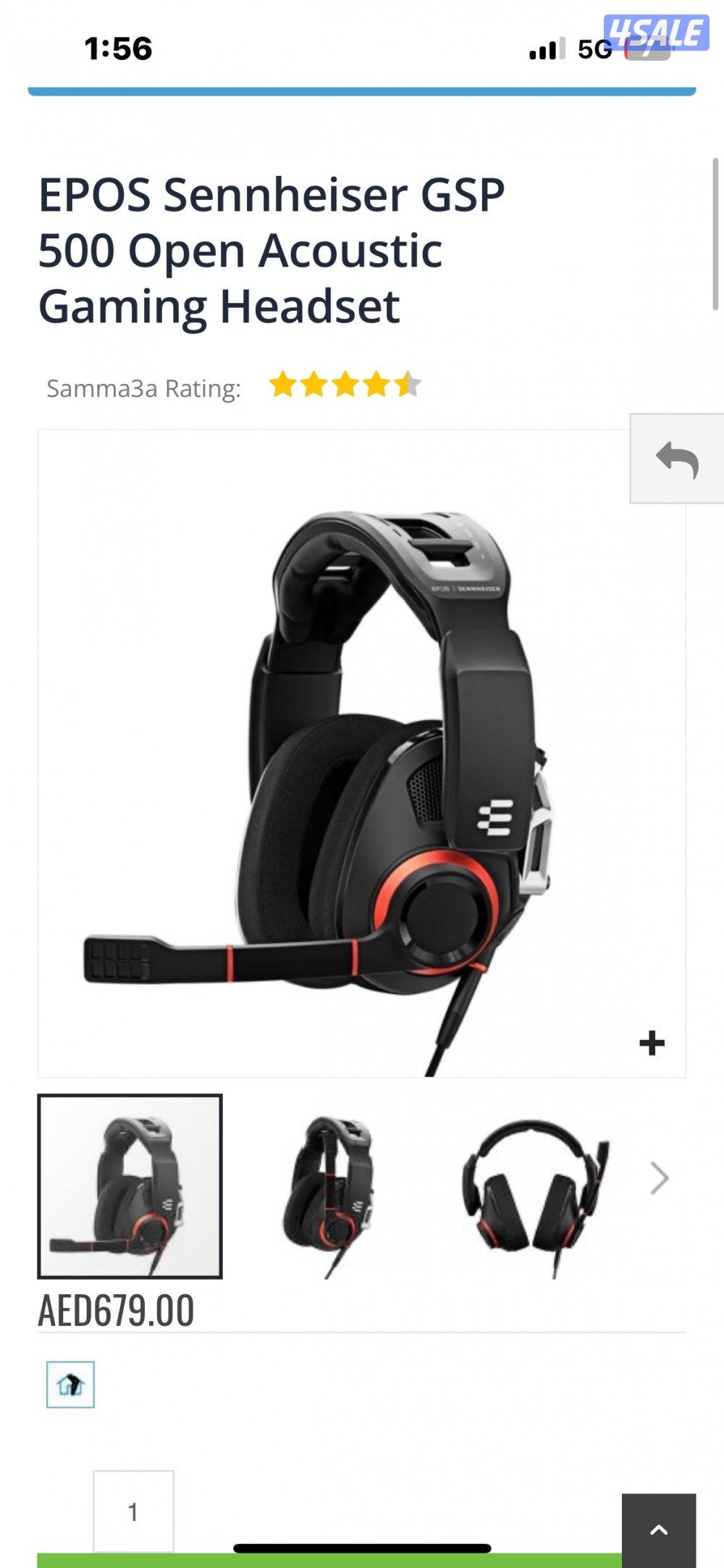 EPOS-500 senheiser gaming headset flawless microphone0
