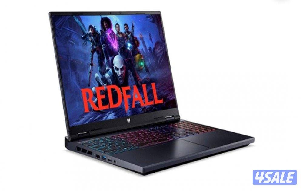 للبيع لابتوب جيمنقAcer Predator 16inch 2k i914gen/16 Ram DDR5/1TBSSD/41