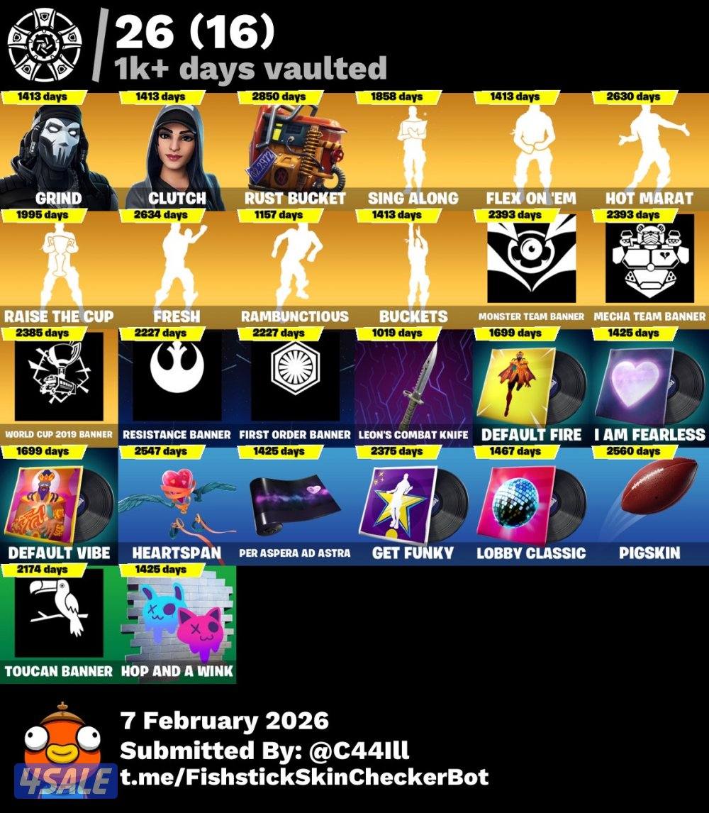 حساب فورت سيزون الثالث كامل 300+ سكن نوادر ينربط كل المنصات5