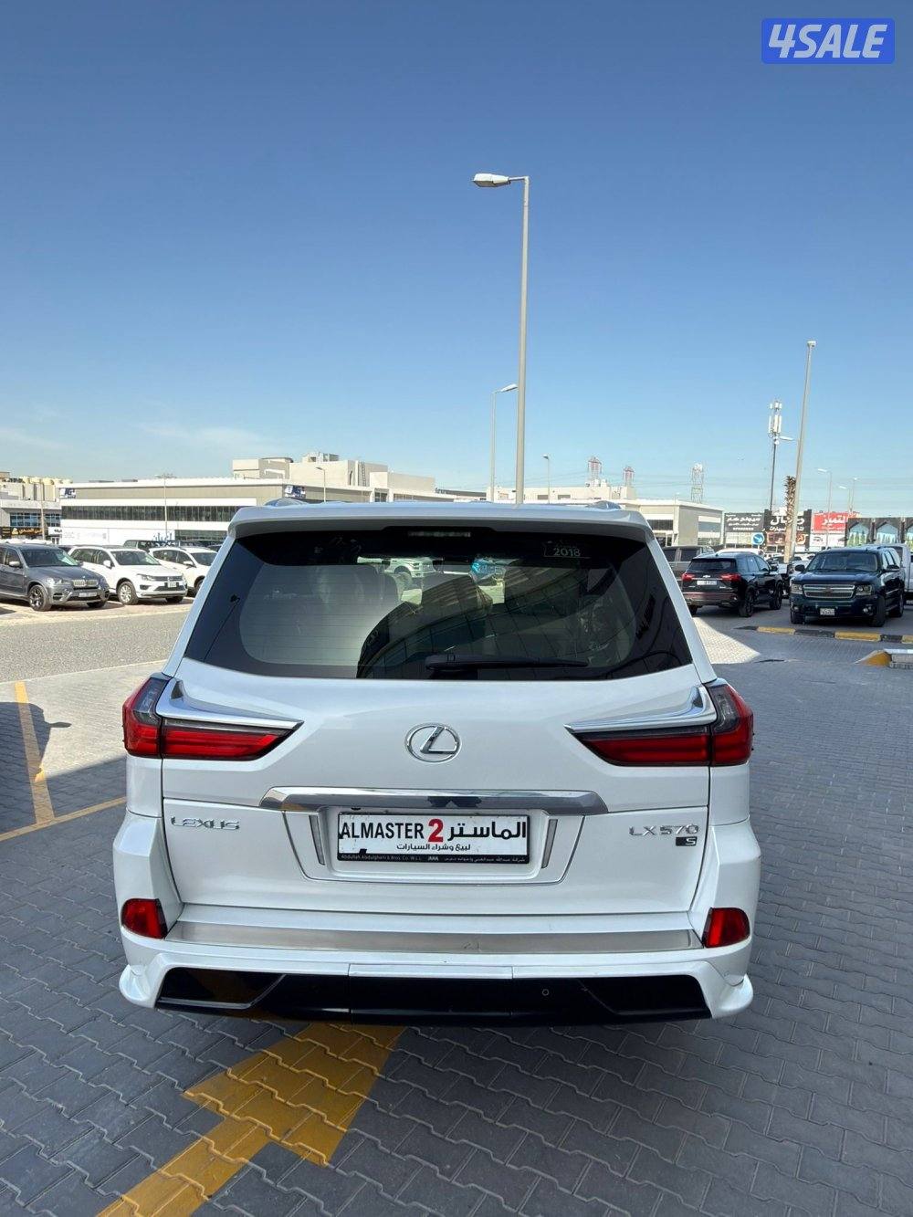 لكزس LX570  موديل 2018 صبغ الوكاله2