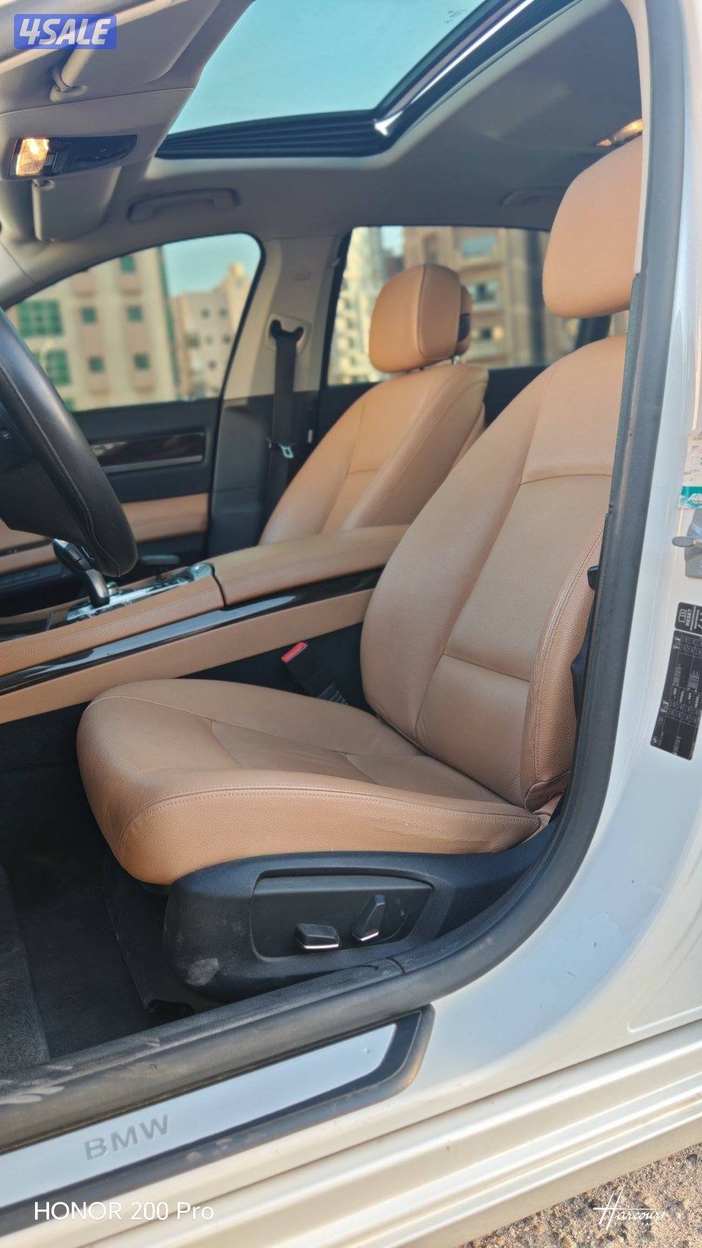 BMW730I شرط النظافة داخلية تان صبغ وكالة م6