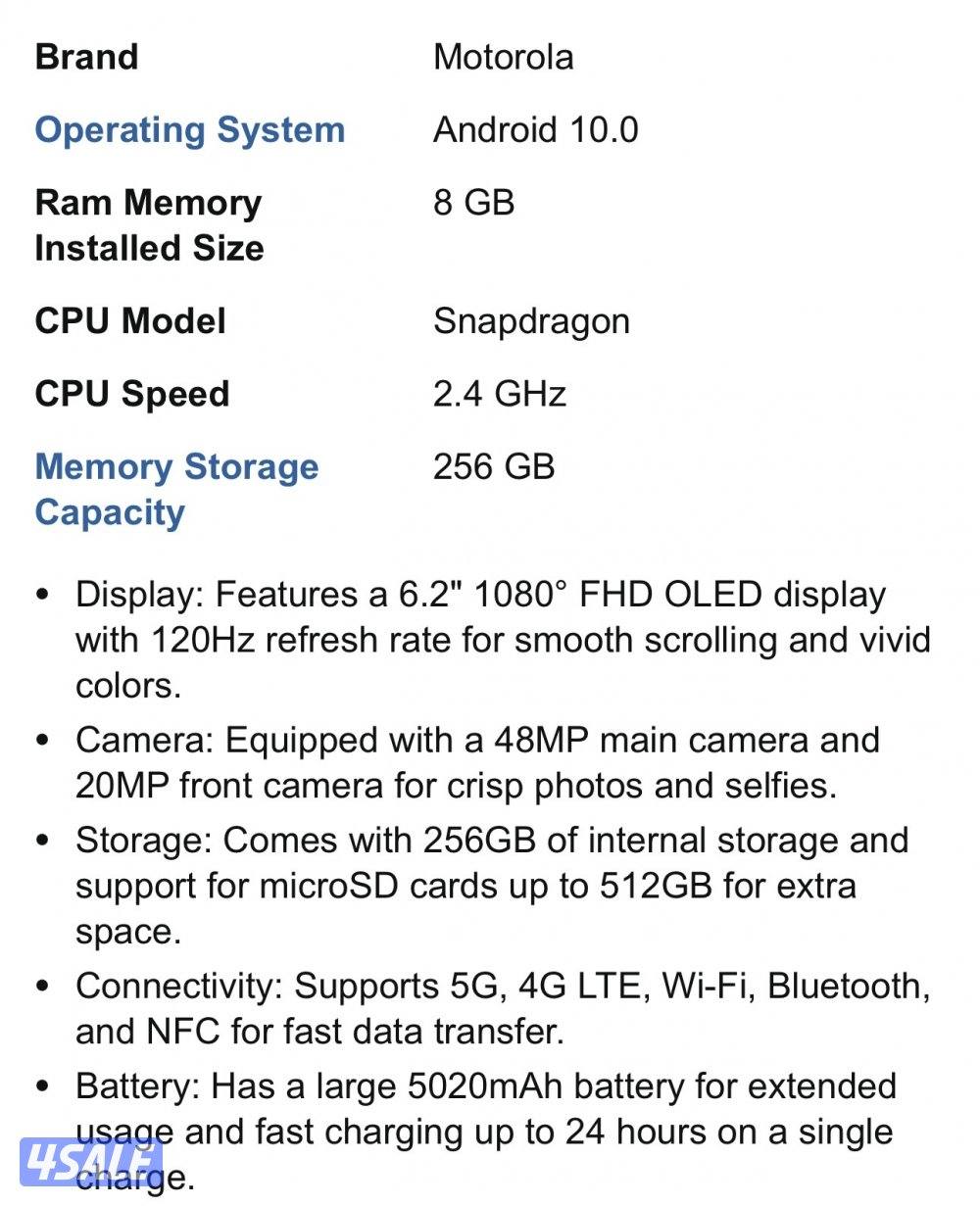 Motorola Raze 5g uses like new1