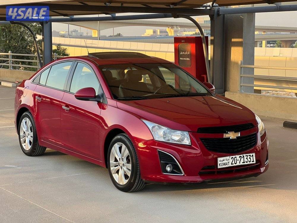 للبيع - شيفروليه كروز - موديل 2013 - عداد 113 - وارد الغانم -اعلى درجه1