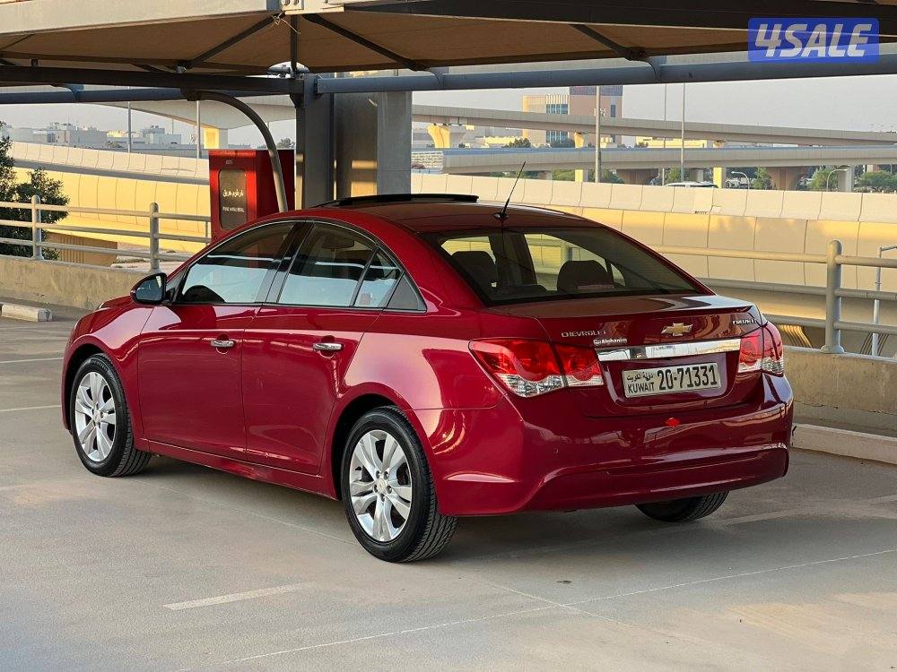 للبيع - شيفروليه كروز - موديل 2013 - عداد 113 - وارد الغانم -اعلى درجه2