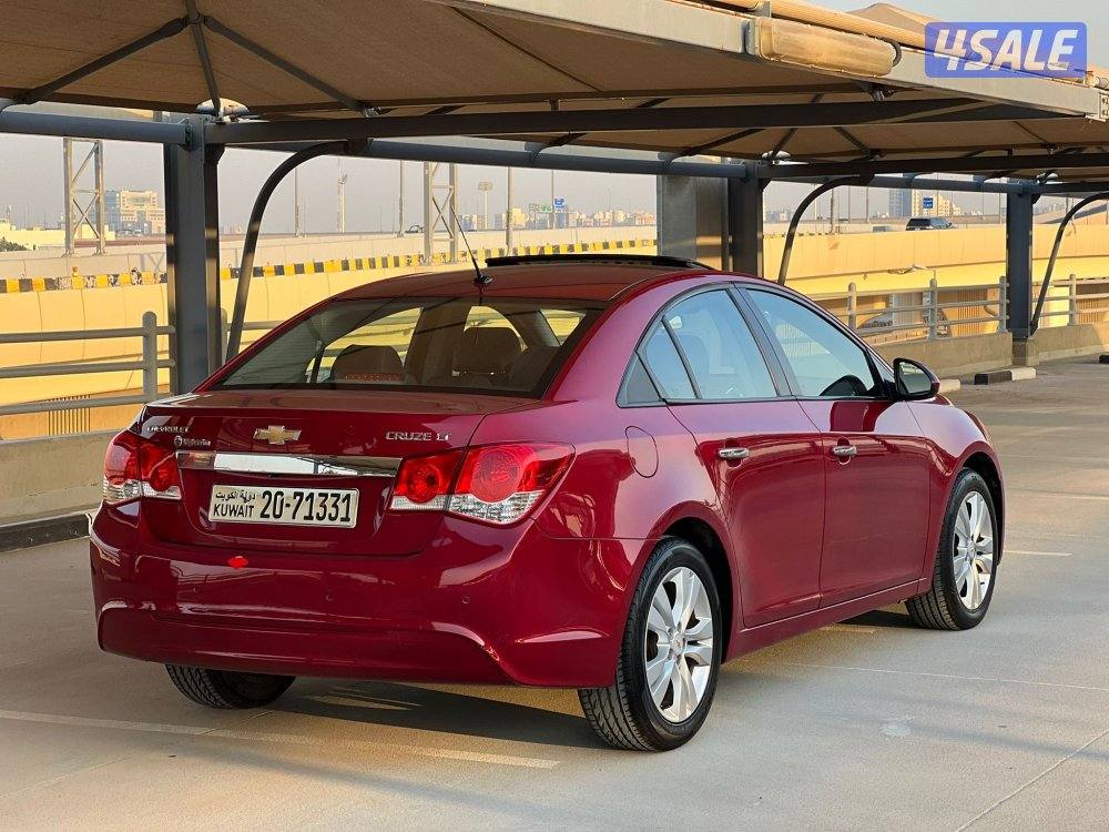 للبيع - شيفروليه كروز - موديل 2013 - عداد 113 - وارد الغانم -اعلى درجه3