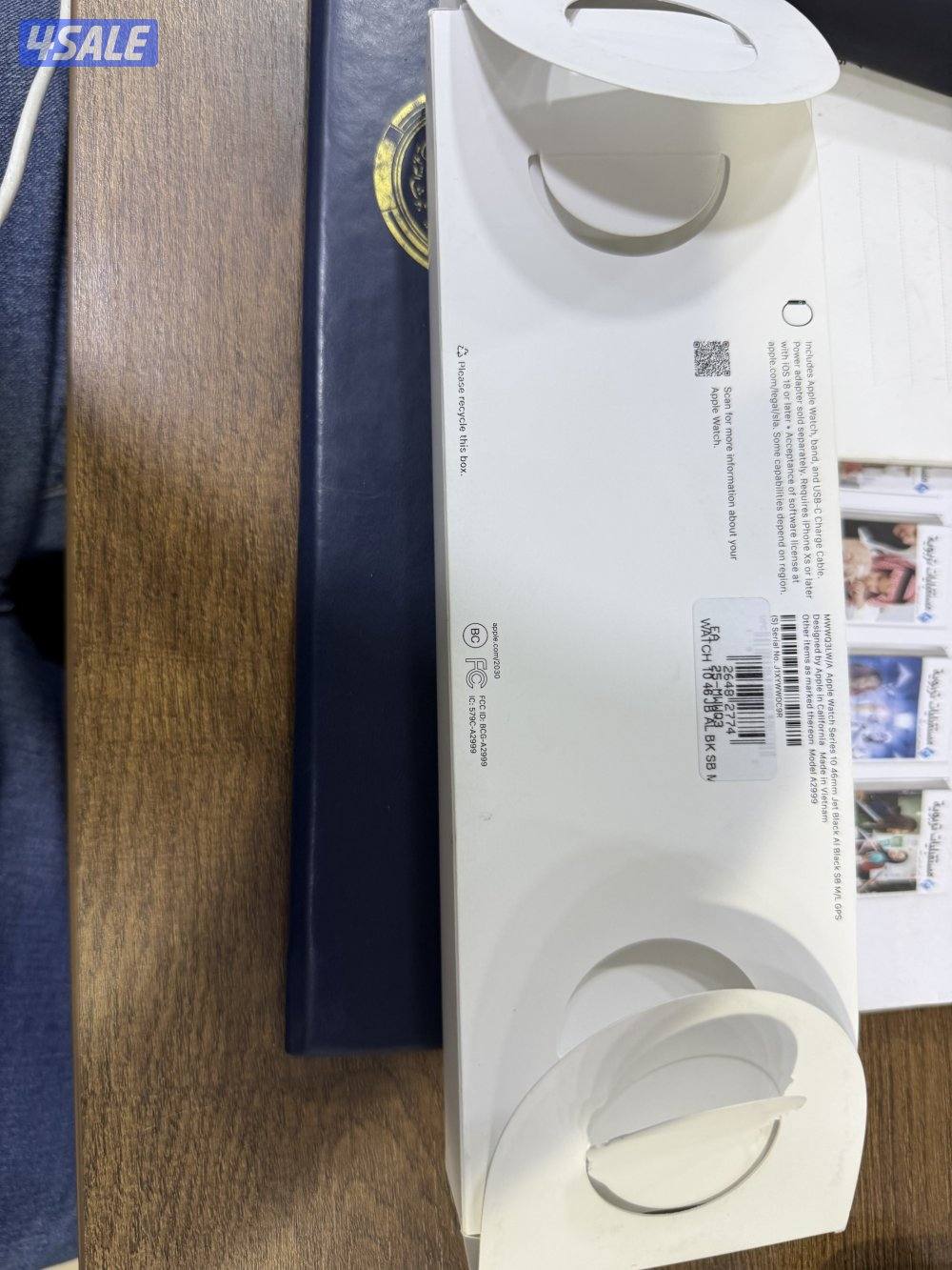 للبيع  ابل واش الجيل العاشر مقاس 46 جي بي اس نسبة البطارية 100‎%‎1