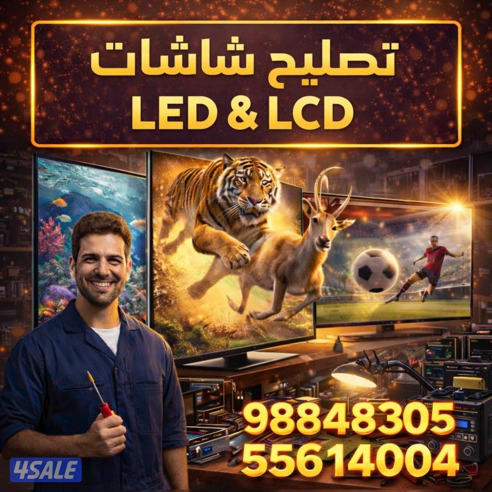 تصليح شاشات التلفزبون LED&LCD4