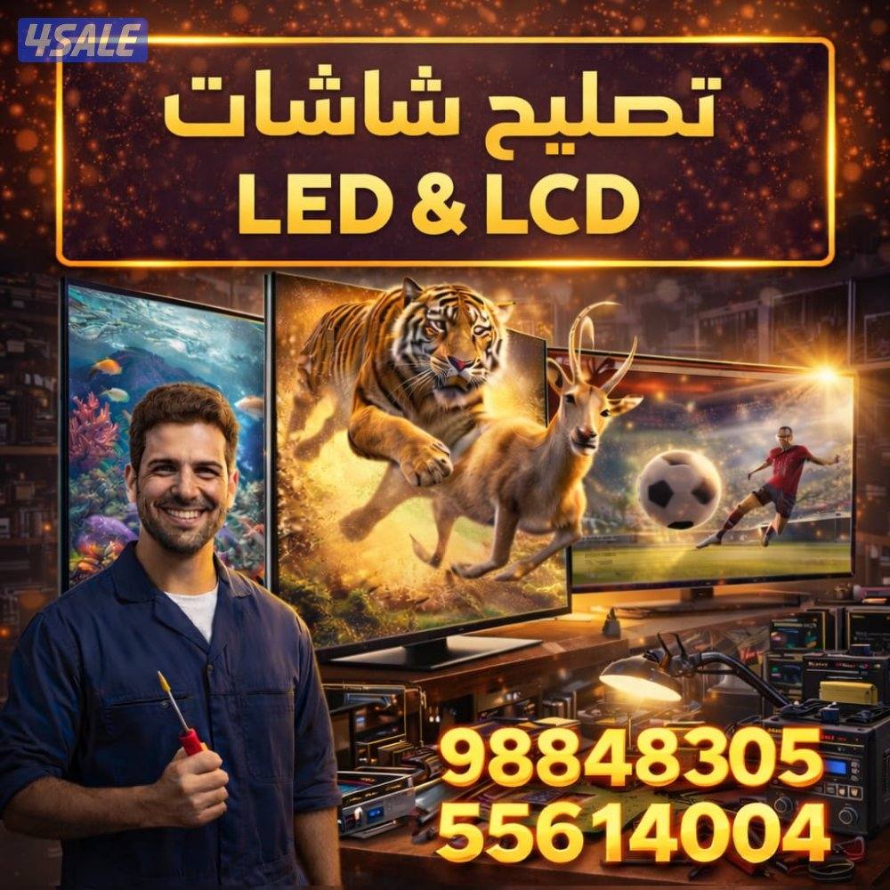 تصليح شاشات التلفزبون LED&LCD8