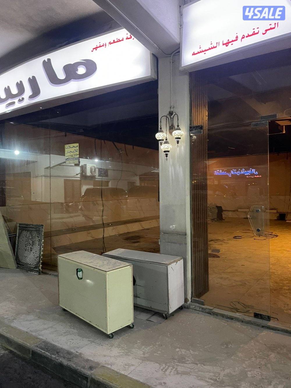 للايجار محلات بالضجيج مساحه 100 متر5