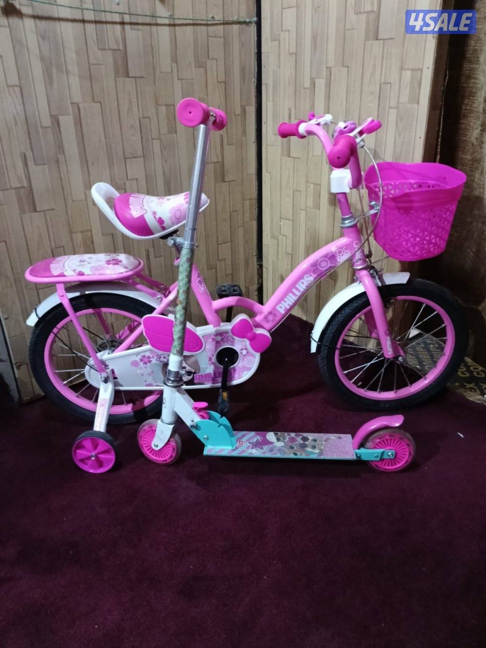 Kids Bicycle + Scooter Combo | Good Condition0