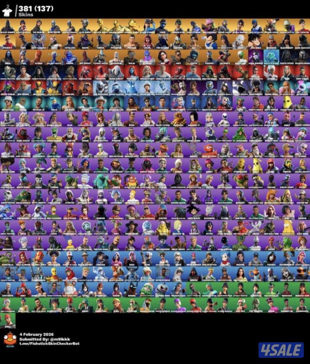 حساب فورت نايت ناااادر0