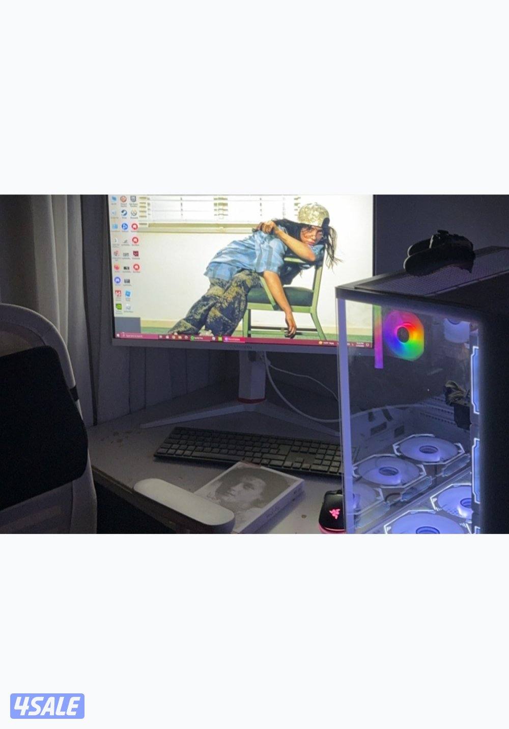 Gaming pc rtx 4060ti بيسي قيمنق للبيع استخدام نظيف2