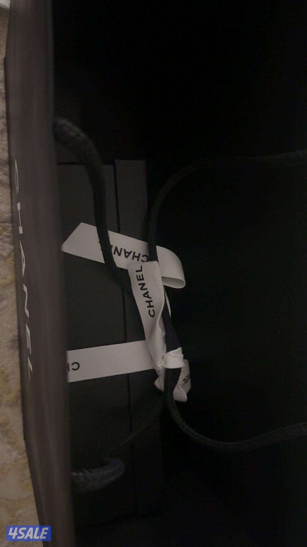 فلات شانيل اسود سايز ٣٦ ونص مو مستخدم يديد بالبوكس1