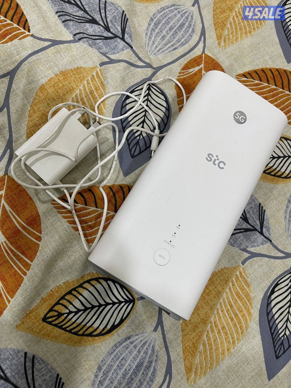 راوتر هواوي برو 5 ثابت نظيف جدا وشغال تمام 5g مع واير الشحن1