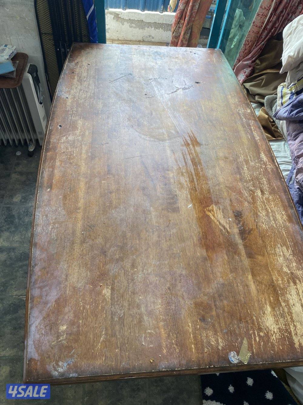 Solid Wood Dining Table - طاولة طعام خشب2