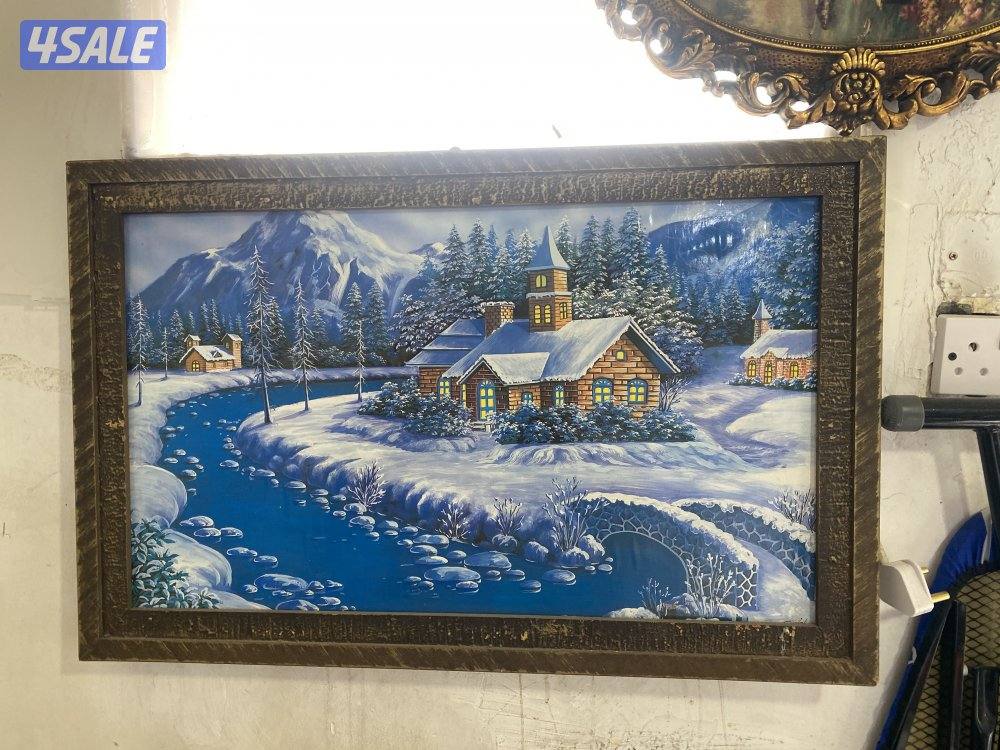 2 Framed Landscape Paintings - لوحات جدارية عدد ٢2