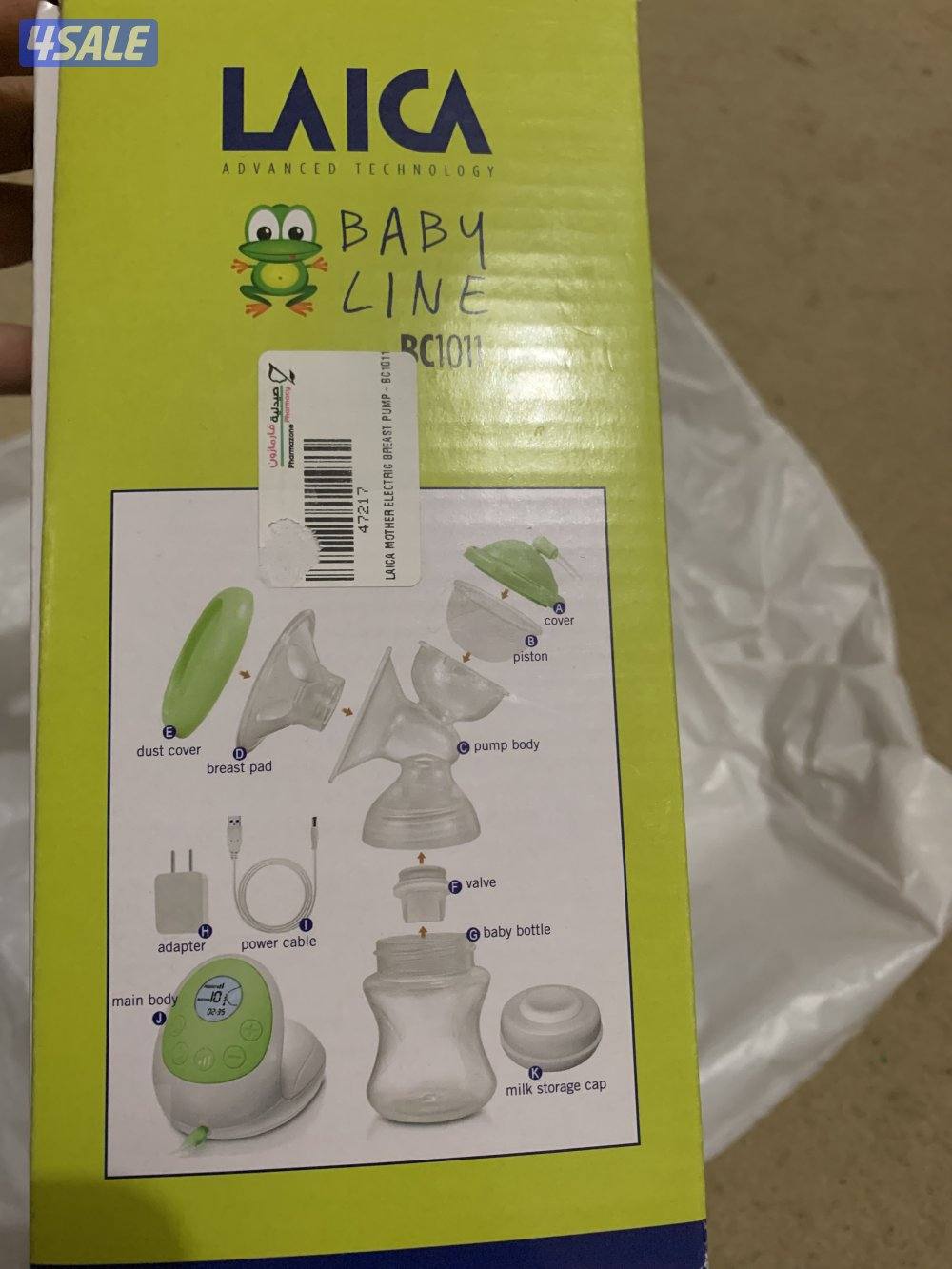 للبيع جهاز شفط حليب كهربائي مستعمل3