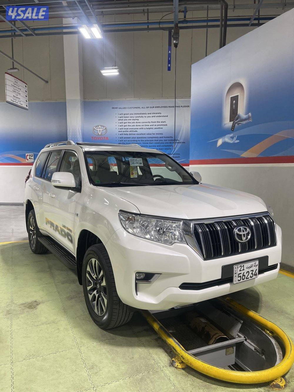 للبيع برادو 2022 صبغ الوكالة0