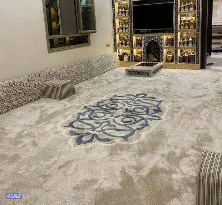 افرش ديوانيتك بأفضل انواع السجاد تركي نقشات حفر مساند بقلي ستاير كنبات9