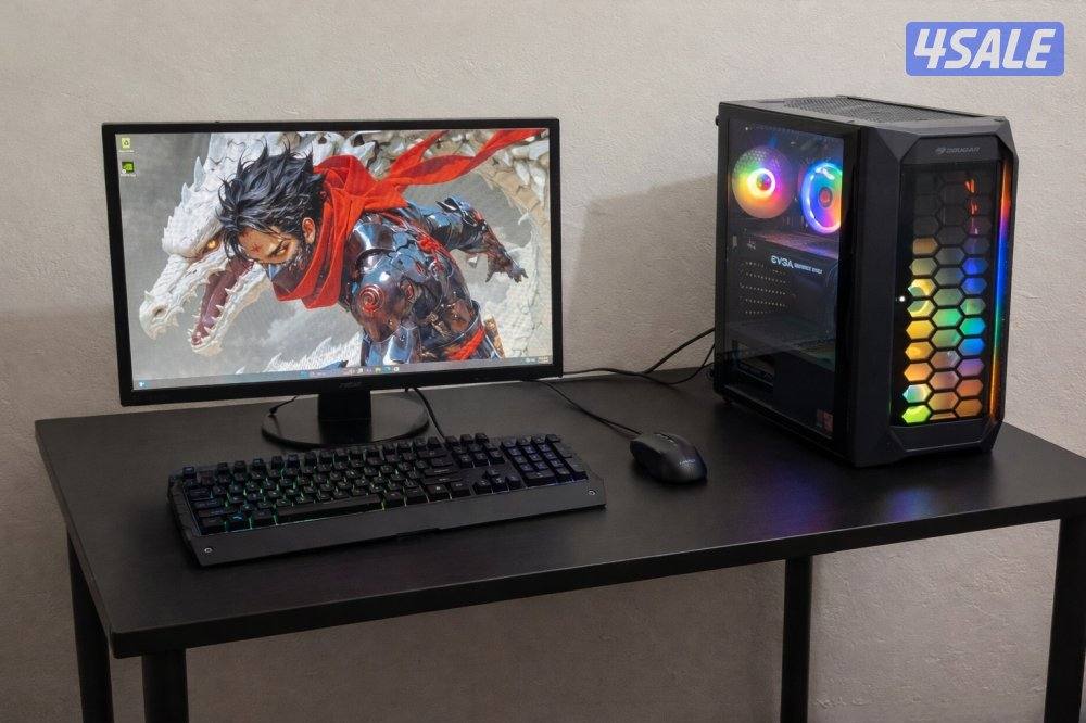 Gaming PC Bundle – i5-8400 + GTX 1070 + 144Hz ASUS Monitor0