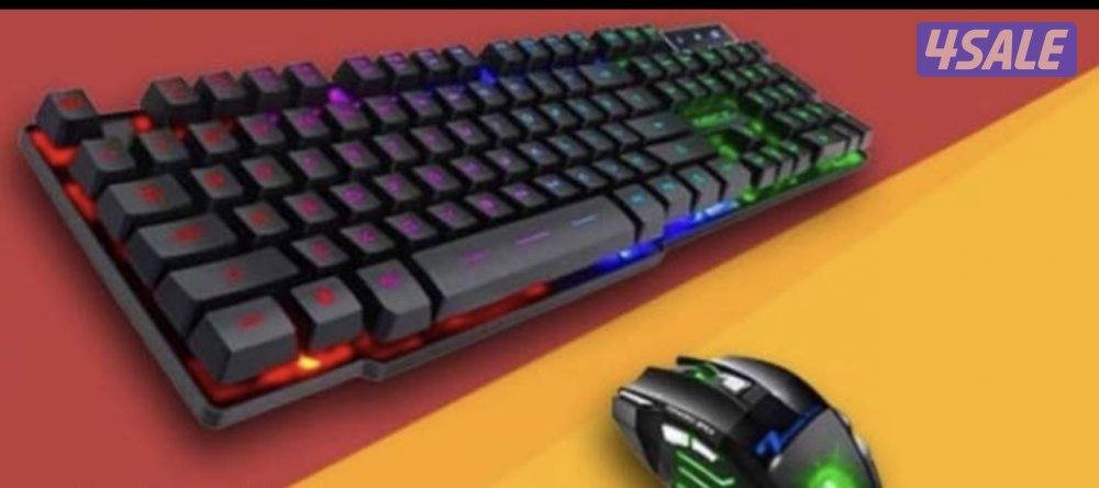 اكسسوارات ماوس وكيبورد مستعمل يومين نضيف وقابل للبدل وغير شامل التوصيل1