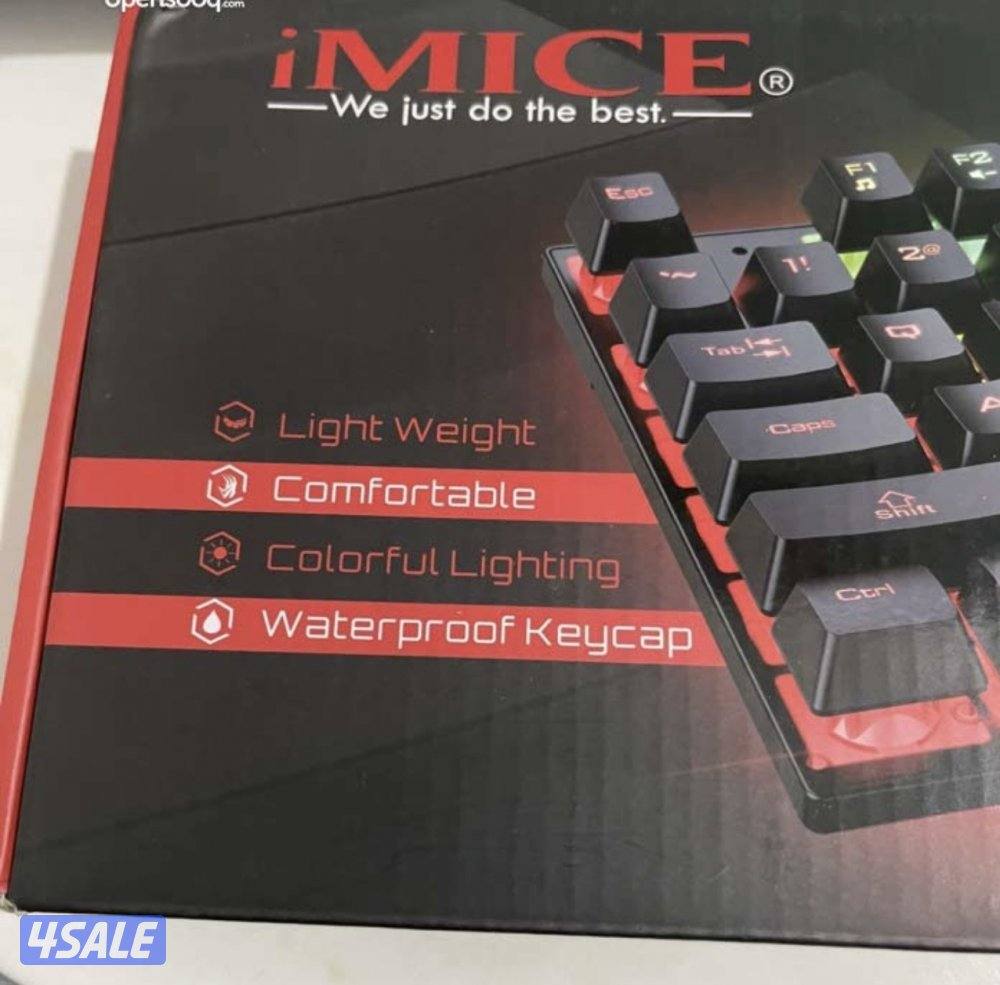 اكسسوارات ماوس وكيبورد مستعمل يومين نضيف وقابل للبدل وغير شامل التوصيل3