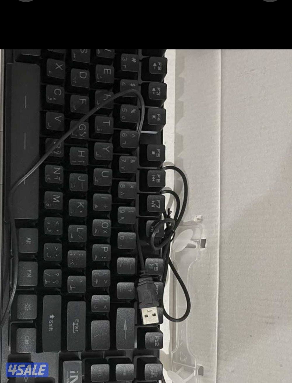 اكسسوارات ماوس وكيبورد مستعمل يومين نضيف وقابل للبدل وغير شامل التوصيل5