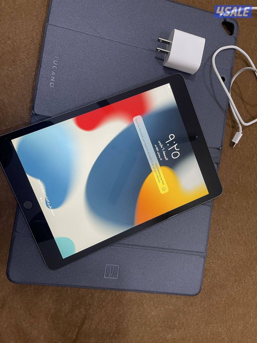 ايباد ابل 8 الثامن 32 قيقا نظيف جدا اخر تحديث بطارية 100 مع الكفر3