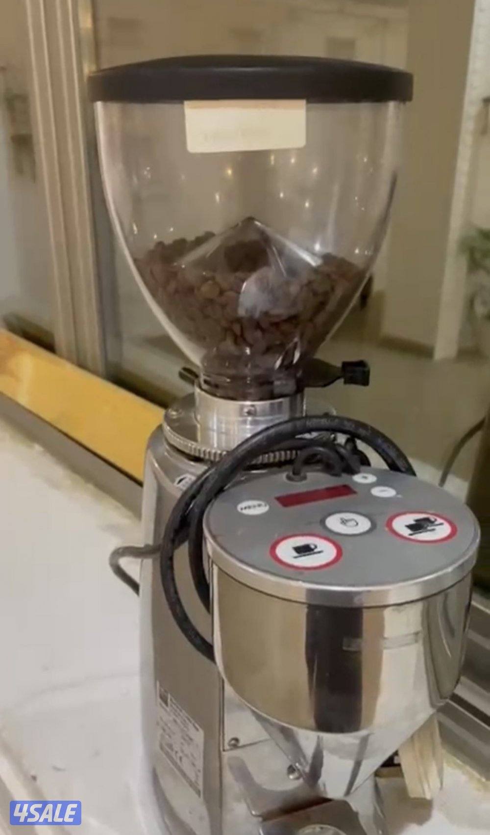 مكينة قهوة SBA ايطاليه كبير وطحونة مازر2