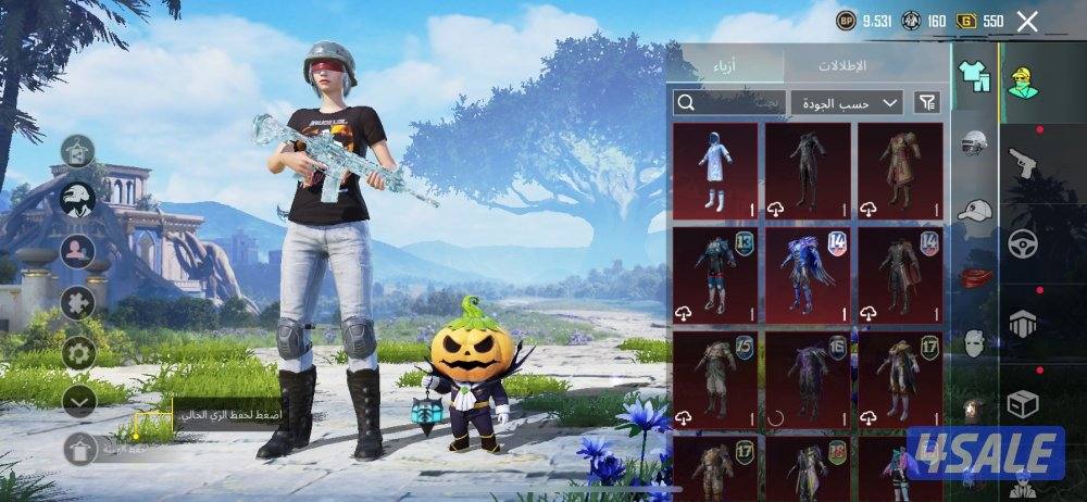 للبيع حساب ببجي0