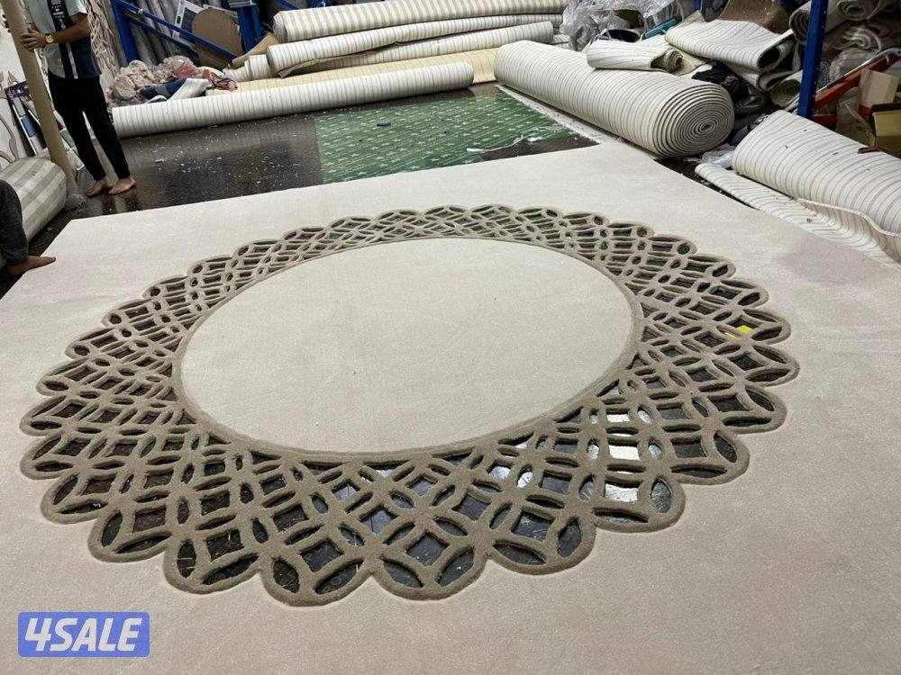 تركيب سجاد تركي ساده + حفر يدوي نقشات حسب الطلب3