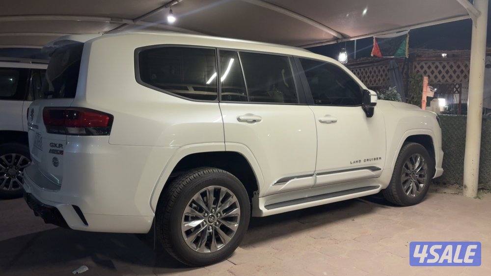 لاند كروز جي اكس ار ايرو اس توين تيربو فل الكامل لونه ابيض صدفي حمايه3