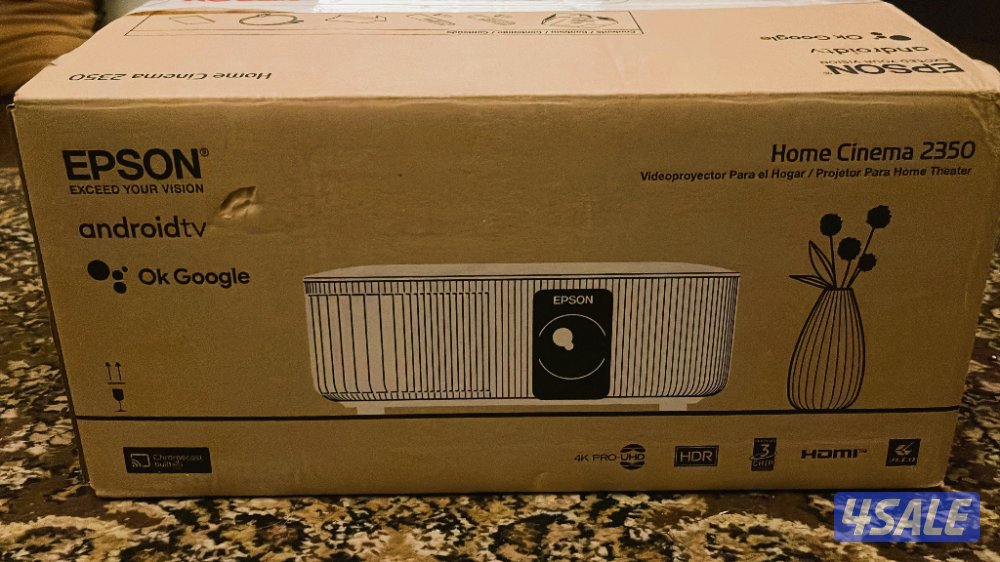 بروجكتر أبسون هوم سينيما فوركي 4K سمارت اندرويد1