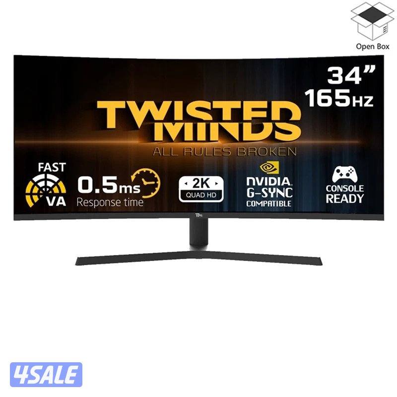 Monitor Gaming Twisted Minds 165HZ Curved 34 Inch1