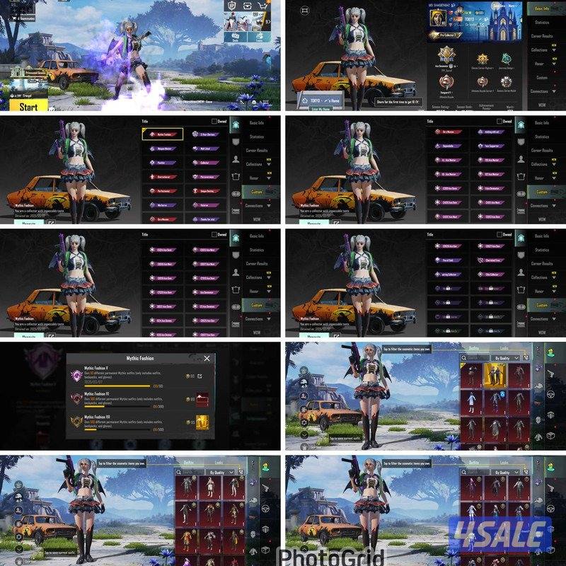 حساب ببجي امفور جوكر وايكي ثلجي كيل مسج حساب مرتب4