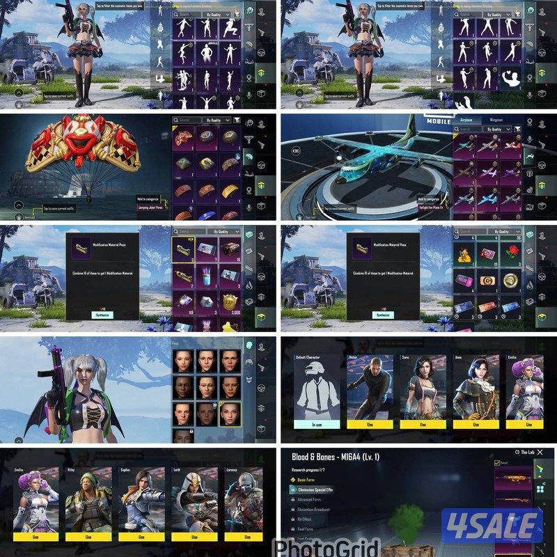 حساب ببجي امفور جوكر وايكي ثلجي كيل مسج حساب مرتب5