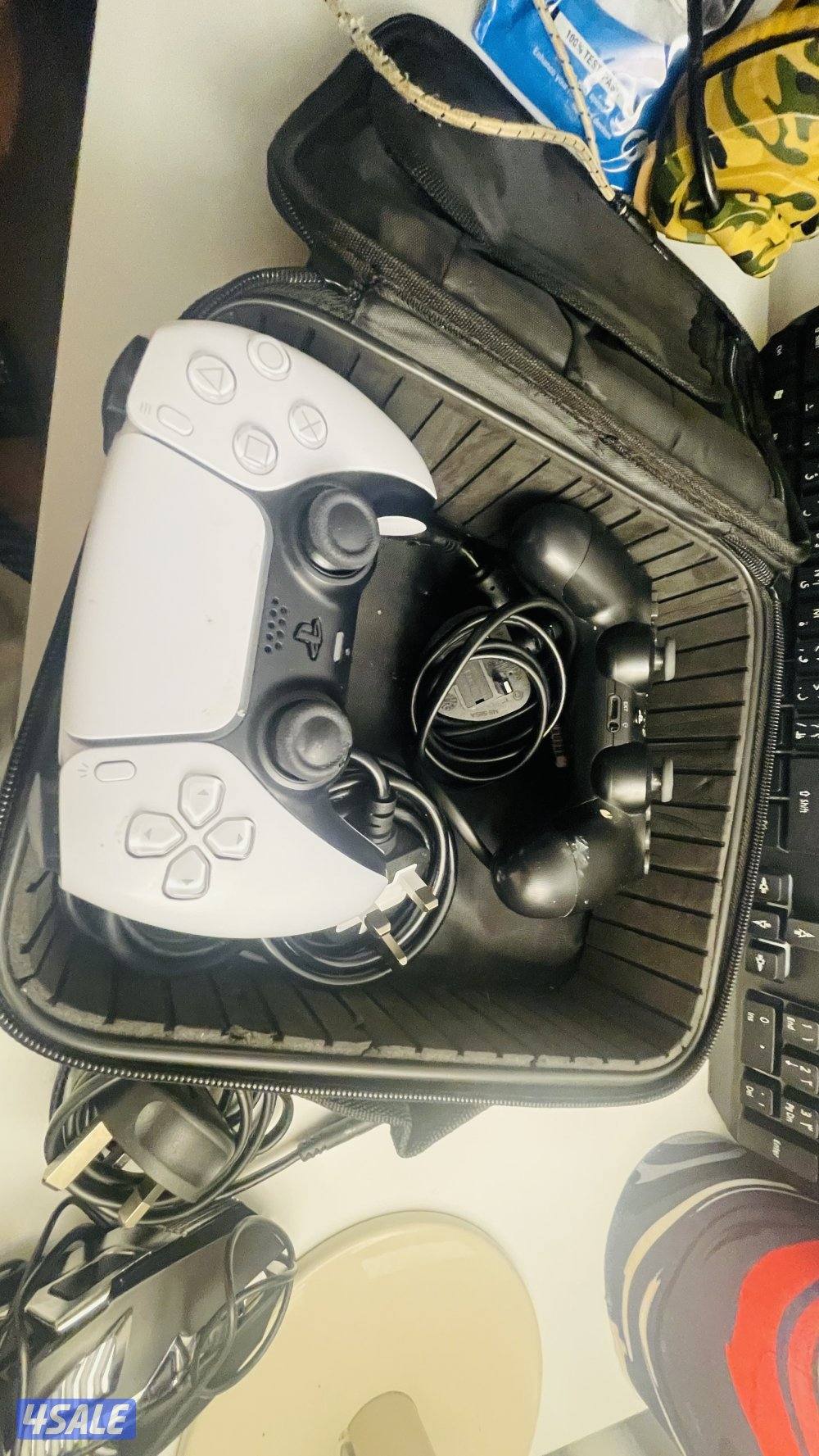 حزمة سوني مع الماوس والكيبورد و سماعه جديده ماوس باد مع ٣ اتش دي بلاك٣5