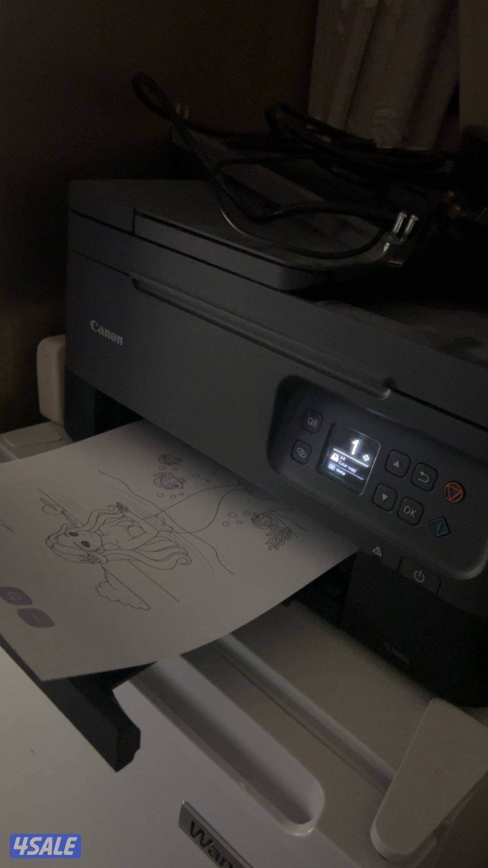 طابعه جديده مافيها اي شي0