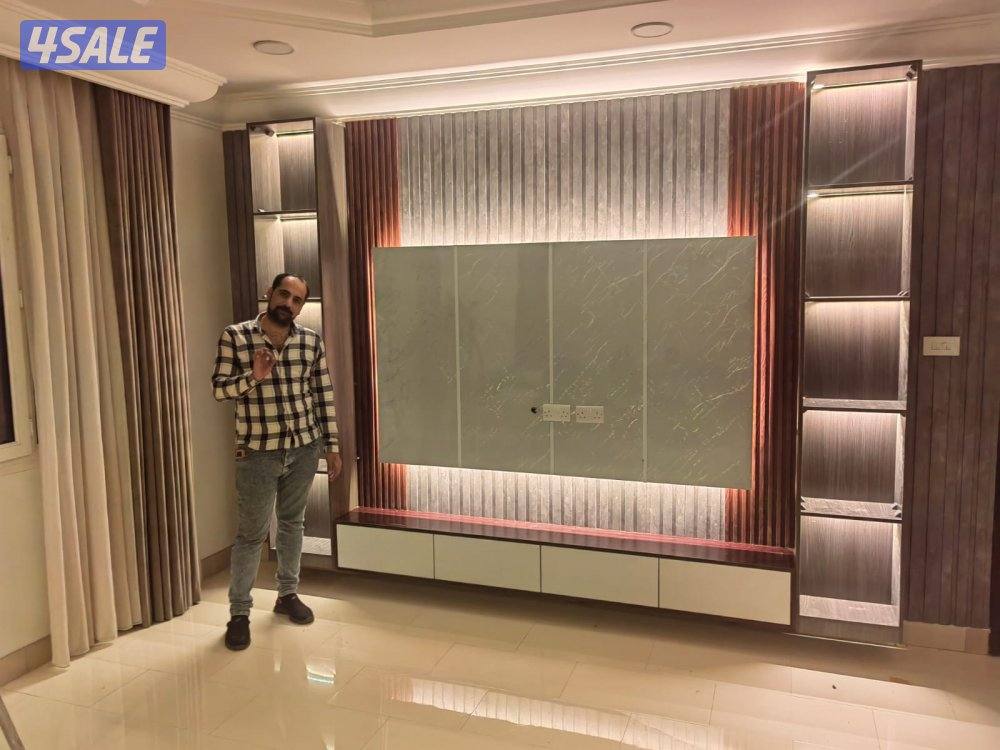 ديكورات خشب_تصميم صالات الاستقبال غرف_نوم ويجار-ثري دي-بديل خشب ملامين6